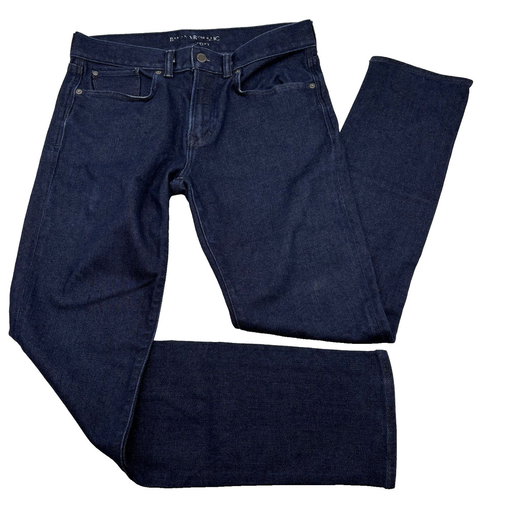 2017 Banana Republic Traveler Dark Wash Slim Fit Stretch Jeans 31x32 Fits 32x32